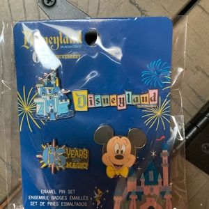 Disneyland 65th pin set